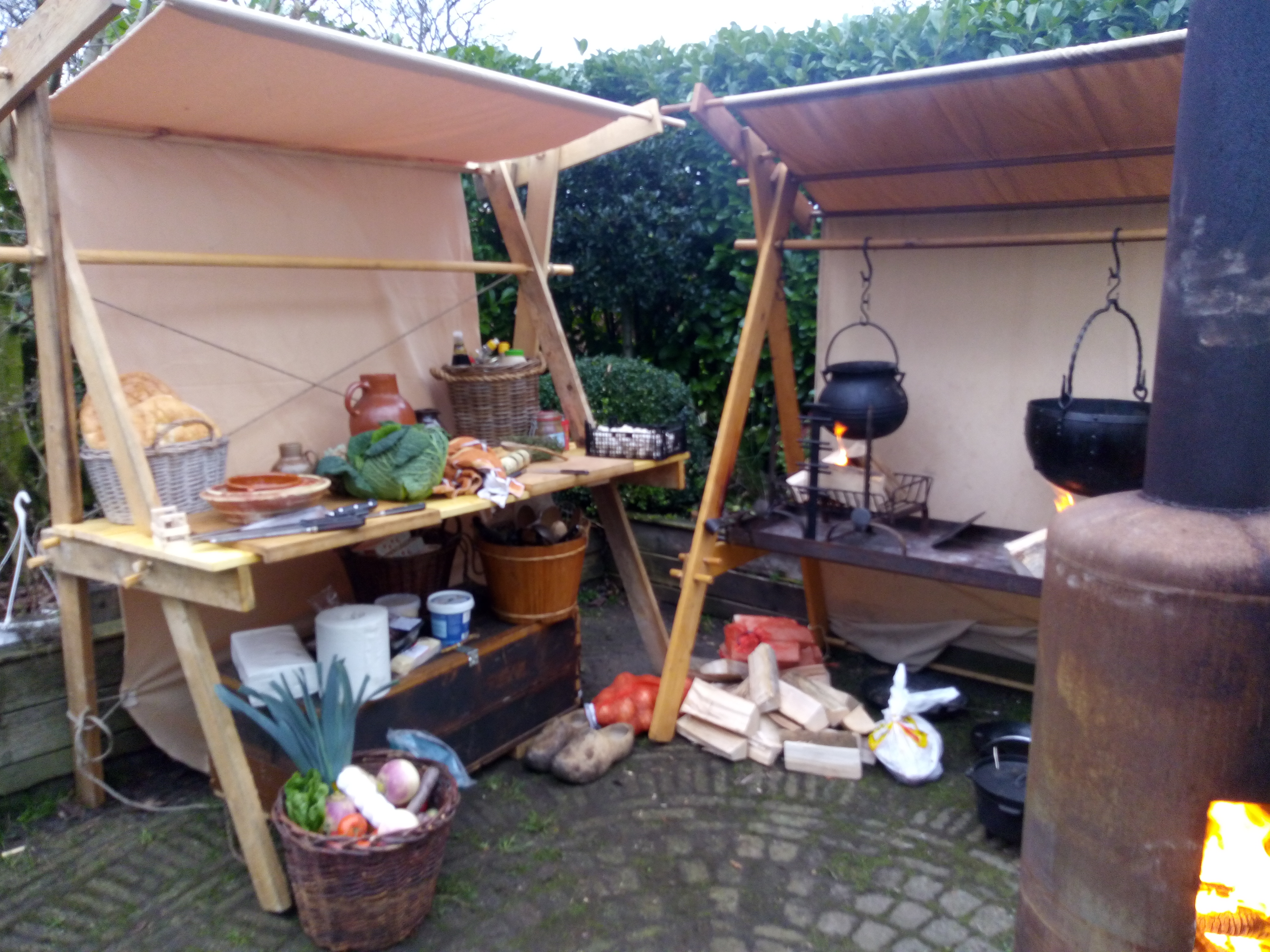 Verkoop kraam